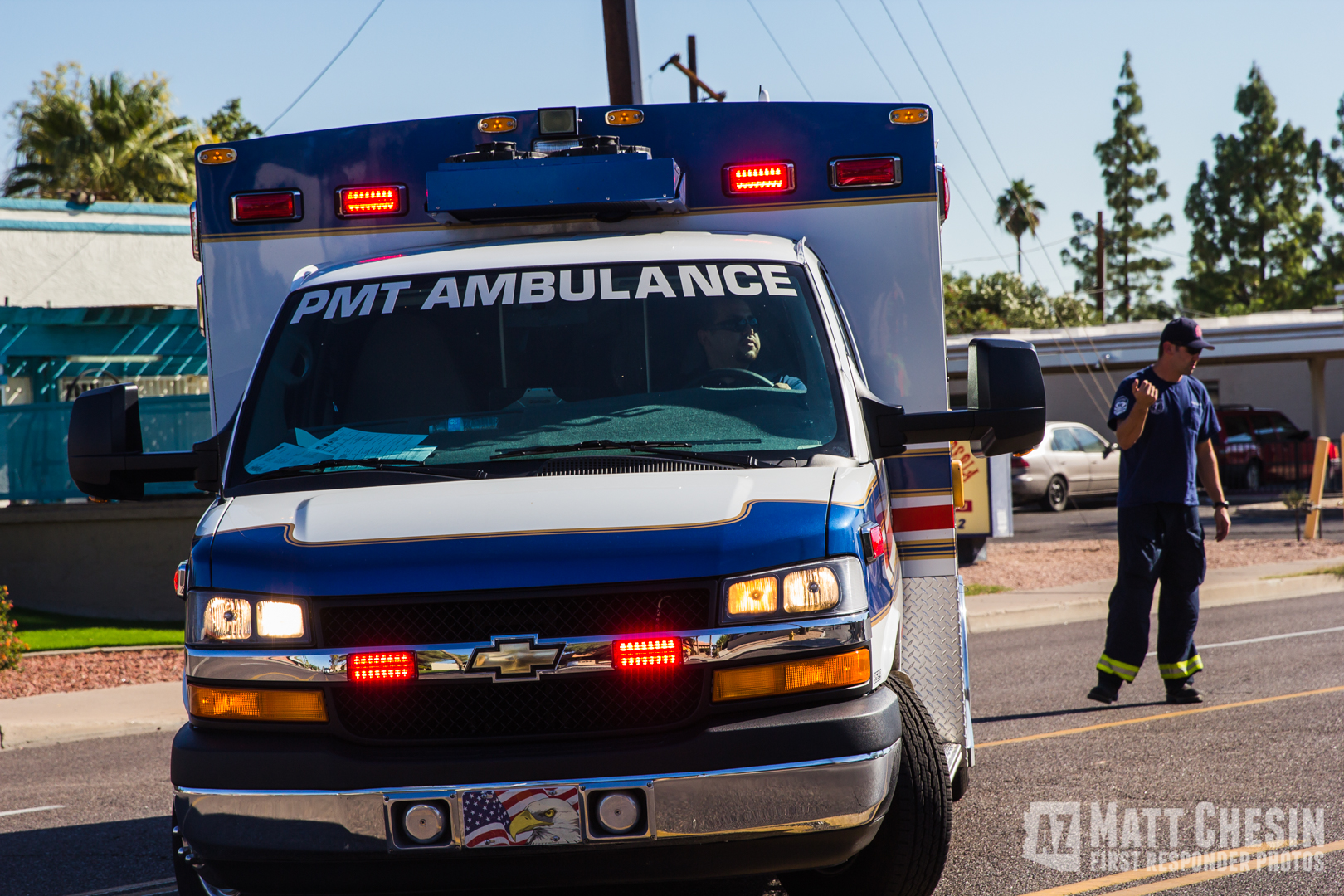 The Ambulance Heads Out